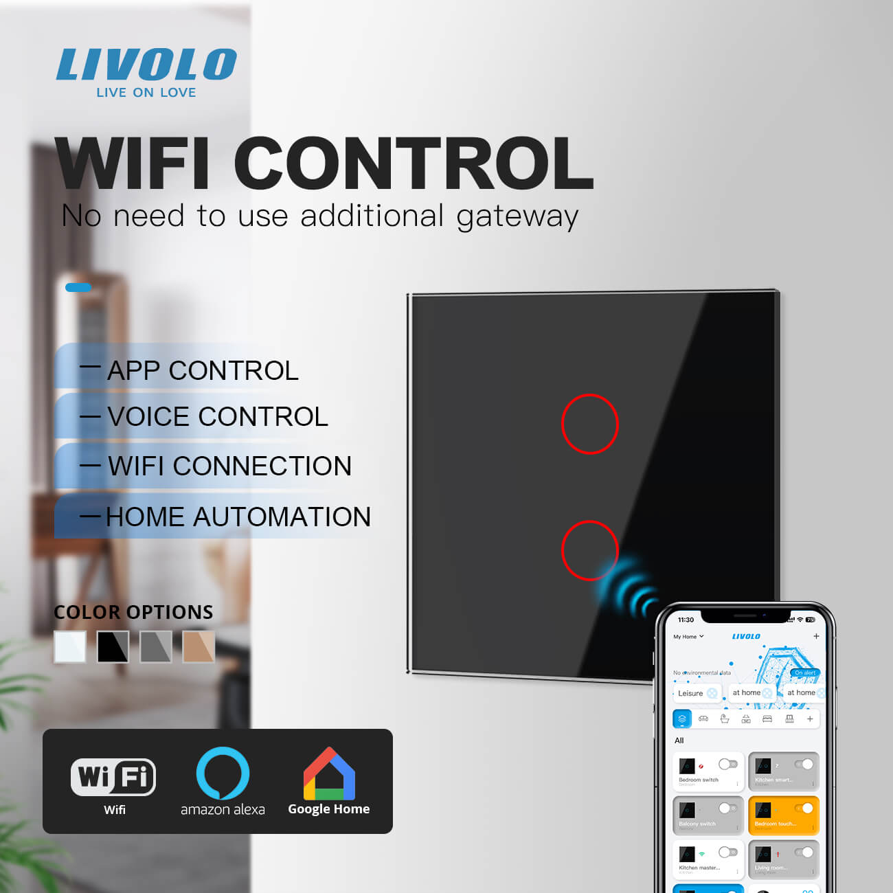 Gateway-free WiFi Control